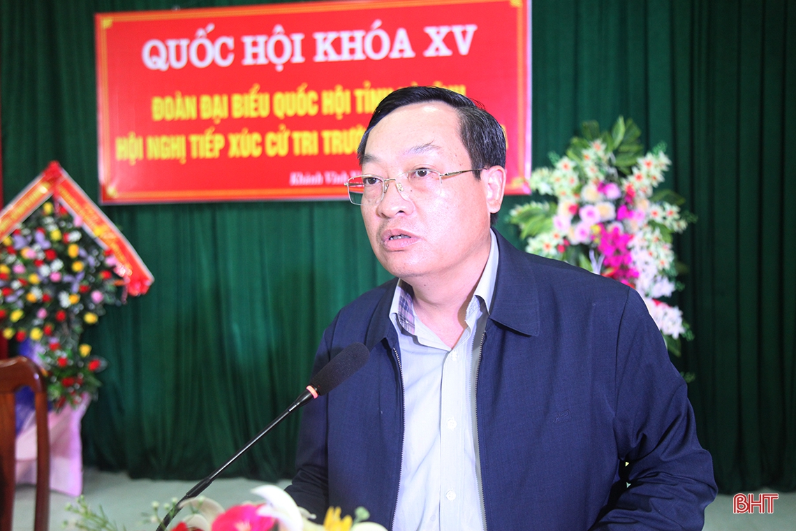 Cử tri Can Lộc kiến nghị nhiều vấn đề dân sinh tới đại biểu Quốc hội