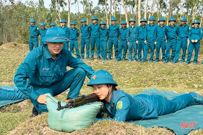 “Đầu tàu” trong thực hiện nhiệm vụ quân sự ở phường Đậu Liêu