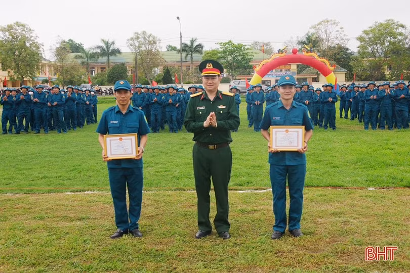 “Đầu tàu” trong thực hiện nhiệm vụ quân sự ở phường Đậu Liêu