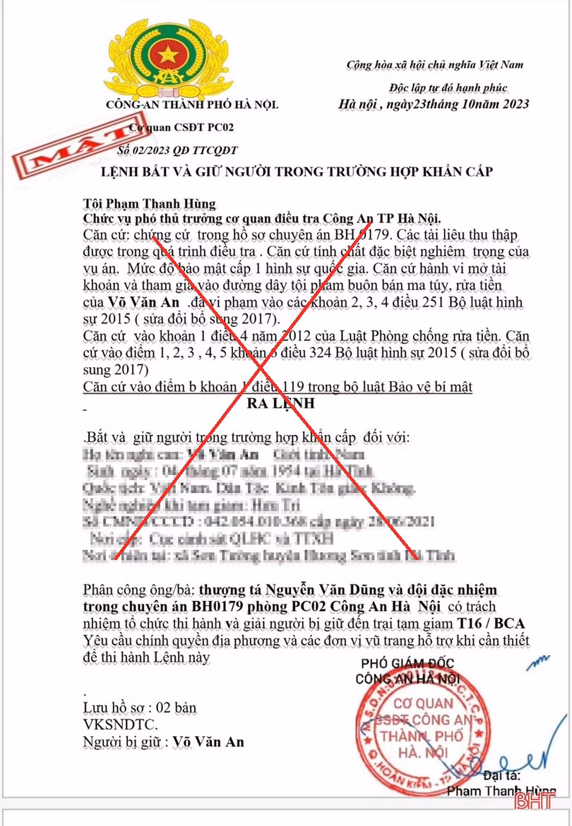 Suýt chuyển 100 triệu đồng cho kẻ giả danh công an
