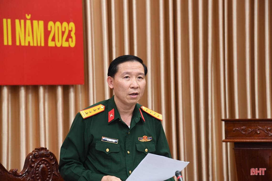 Đảng ủy Quân sự Hà Tĩnh ra Nghị quyết lãnh đạo thực hiện nhiệm vụ quý II/2023