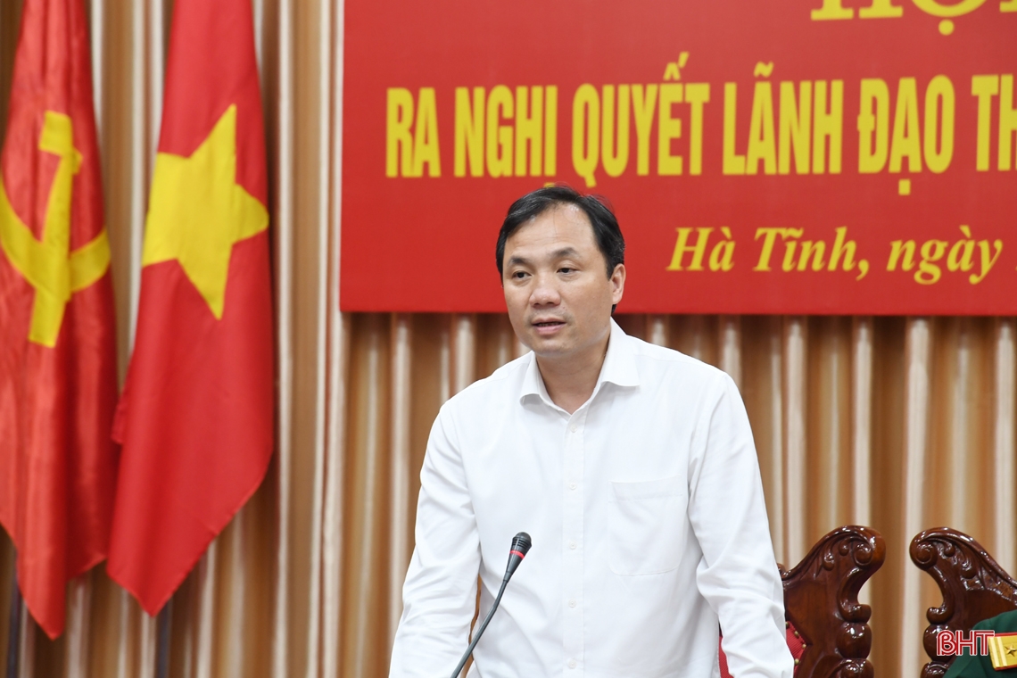 Đảng ủy Quân sự Hà Tĩnh ra Nghị quyết lãnh đạo thực hiện nhiệm vụ quý II/2023