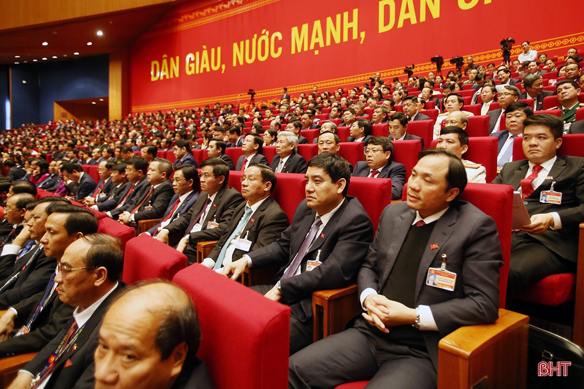 Danh sách Đoàn đại biểu Hà Tĩnh dự Đại hội XIII của Đảng