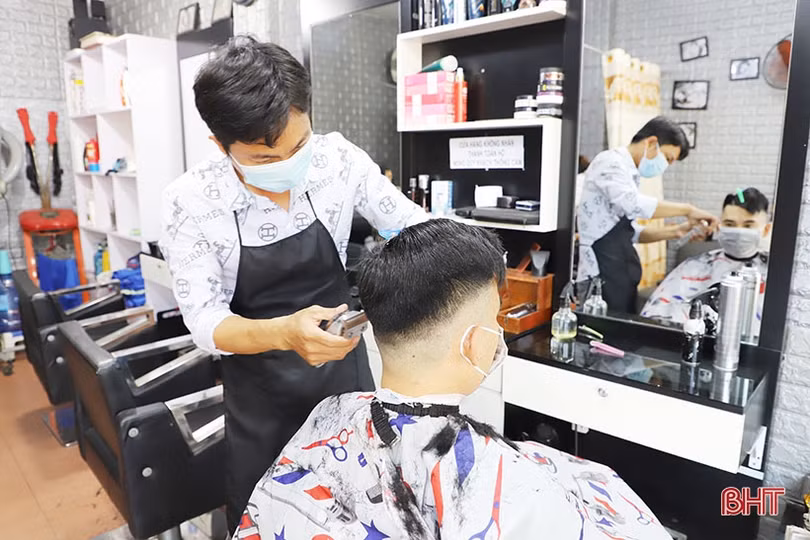 Tiệm hớt tóc, làm móng, spa tại TP. Hà Tĩnh đón khách trở lại