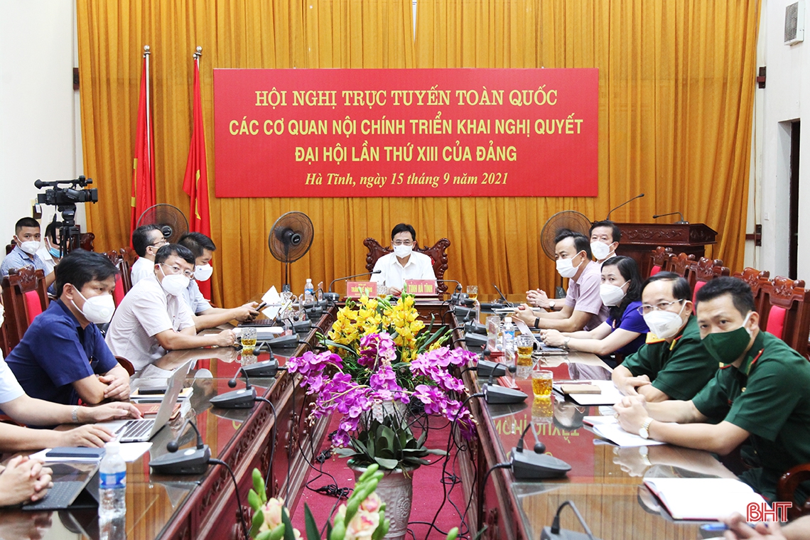 Các cơ quan nội chính phải là thanh bảo kiếm, lá chắn vững chắc để bảo vệ Tổ quốc, giữ gìn trật tự kỷ cương xã hội