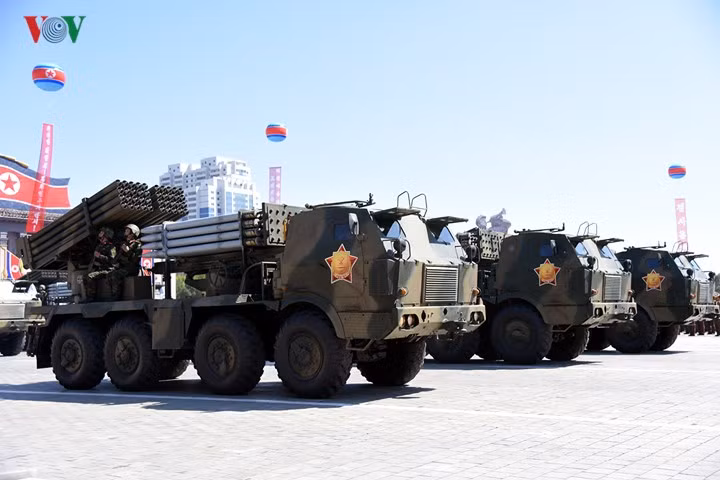 Điểm danh những vũ khí hạng nặng trong lễ diễu binh Triều Tiên