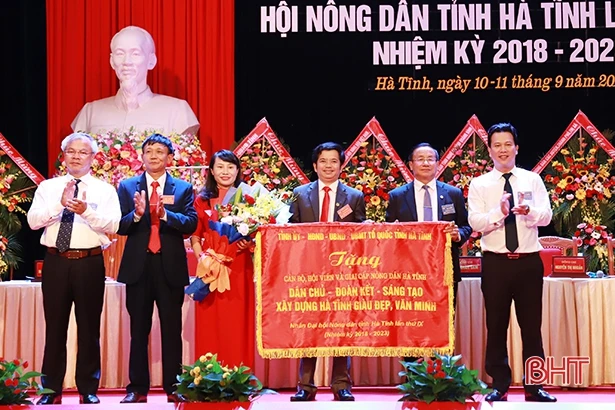 Bầu 29 đồng chí vào Ban Chấp hành Hội Nông dân Hà Tĩnh khóa IX, nhiệm kỳ 2018-2023