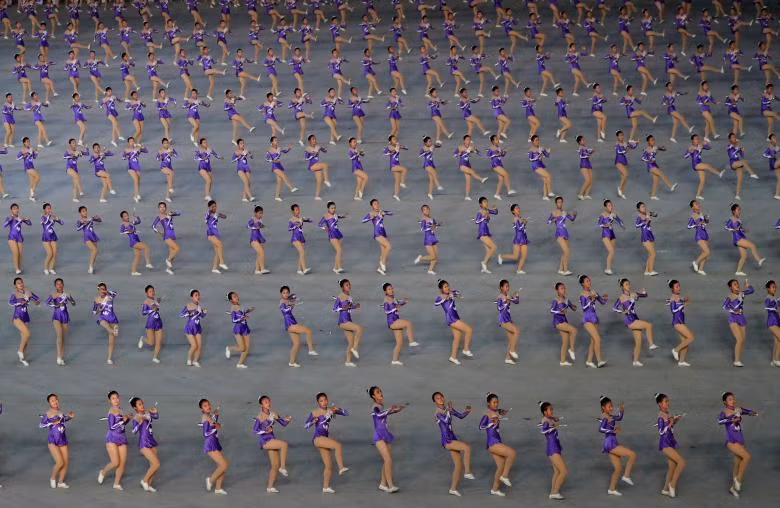 Triều Tiên hồi sinh màn đồng diễn khổng lồ mừng Quốc khánh