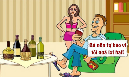 Chồng lợi hại nhờ mê ăn nhậu