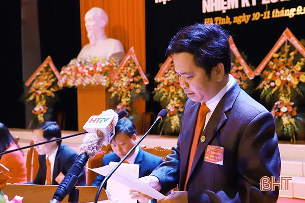 Bầu 29 đồng chí vào Ban Chấp hành Hội Nông dân Hà Tĩnh khóa IX, nhiệm kỳ 2018-2023
