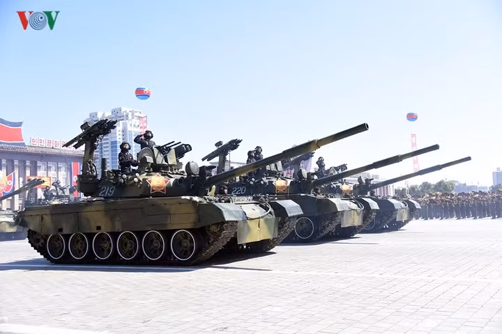 Điểm danh những vũ khí hạng nặng trong lễ diễu binh Triều Tiên