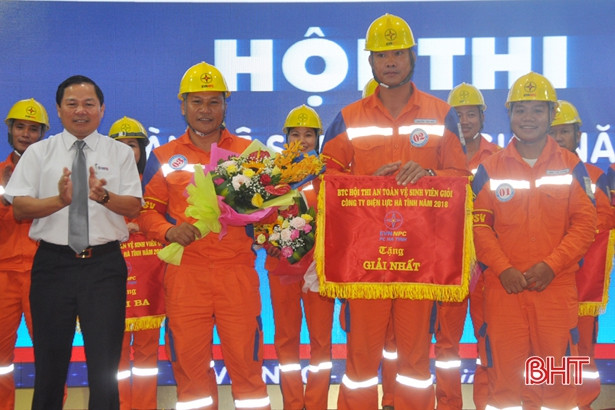 Phân xưởng Thí nghiệm điện vô địch Hội thi An toàn vệ sinh viên giỏi 2018