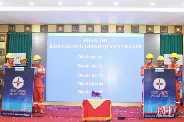 Phân xưởng Thí nghiệm điện vô địch Hội thi An toàn vệ sinh viên giỏi 2018