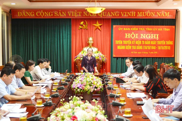 Tuyên truyền đậm nét về truyền thống 70 năm ngành Kiểm tra của Đảng