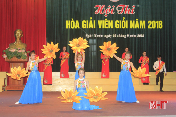 Xuân Giang nhất hội thi “Hòa giải viên giỏi” huyện Nghi Xuân