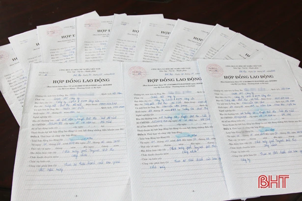 Xem nhẹ ký kết hợp đồng, nhiều lao động Hà Tĩnh chịu thiệt thòi!