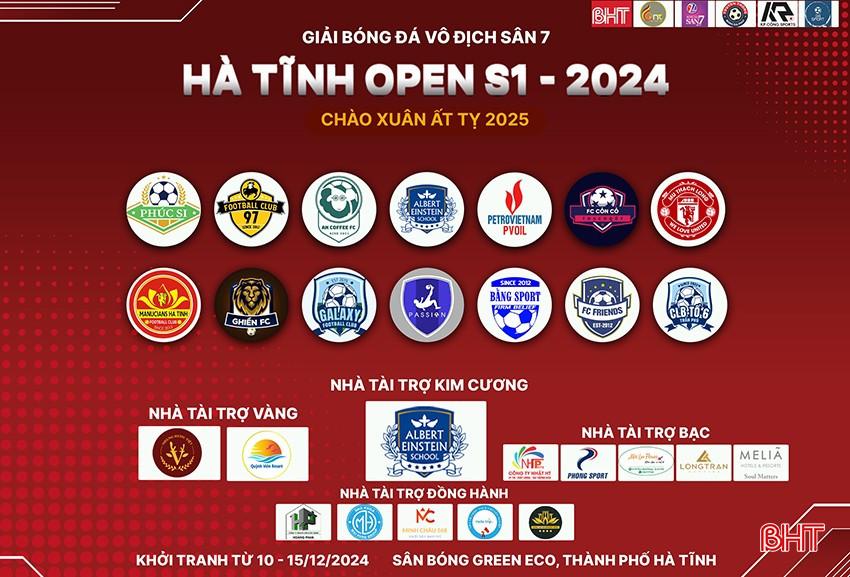 Giải Bóng đá vô địch sân 7 Hà Tĩnh Open lần thứ nhất năm 2024 hứa hẹn nhiều trận cầu hấp dẫn, kịch tính. bqbht_br_back-truyen-thong.jpg
