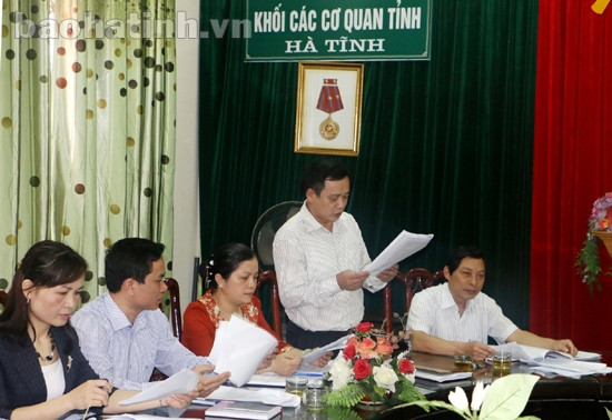 Tổ chức đại hội các cấp Đảng bộ Khối các cơ quan tỉnh đảm bảo chất lượng, tiến độ ảnh 2