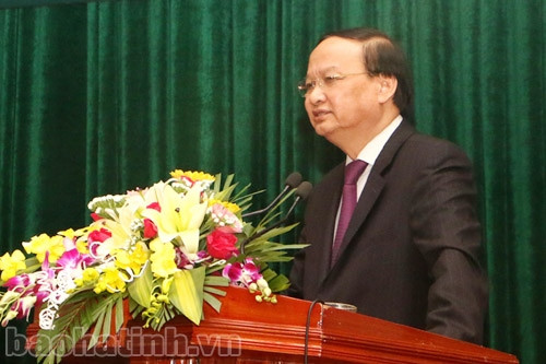 Hà Tĩnh công bố quyết định của Bộ Chính trị về công tác cán bộ ảnh 2