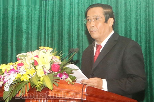 Hà Tĩnh công bố quyết định của Bộ Chính trị về công tác cán bộ ảnh 3