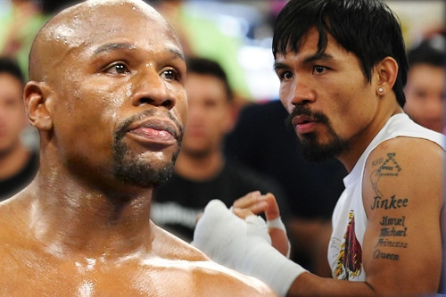 Floyd Mayweather và Manny Pacquiao.