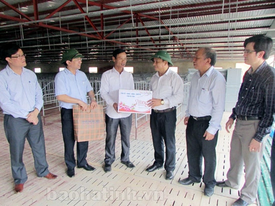 Phó Chủ tịch UBND tỉnh Lê Đình Sơn kiểm tra sản xuất tại Vũ Quang ảnh 2