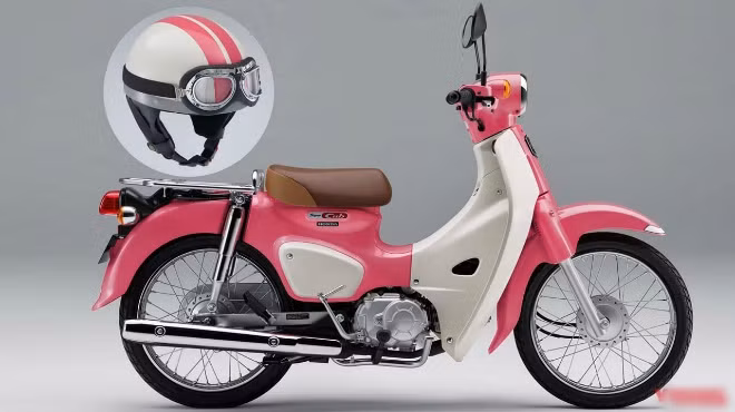 Honda Super Cub bản hồng mộng mơ, cuốn hút giới trẻ