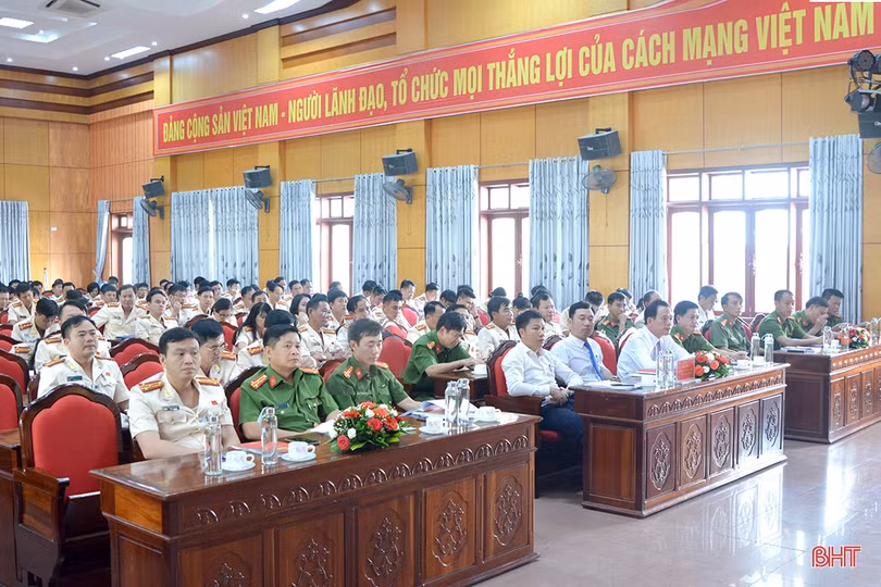 Thực hiện thắng lợi các mục tiêu, nhiệm vụ Nghị quyết Đại hội Đảng bộ Công an tỉnh Hà Tĩnh 