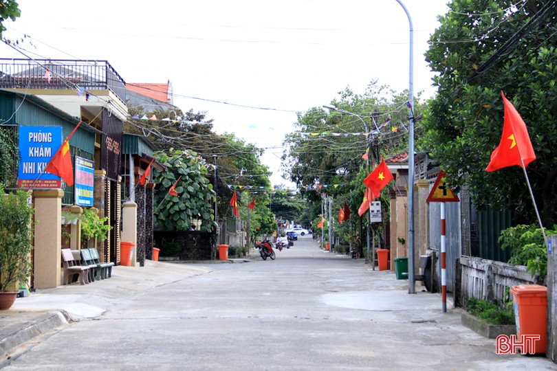 Thị xã Kỳ Anh rực rỡ cờ hoa chào mừng đại hội Đảng