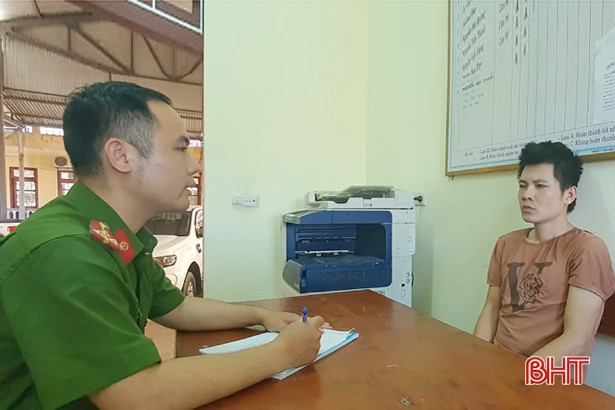 Công an Hương Sơn bắt quả tang đối tượng tàng trữ ma túy 