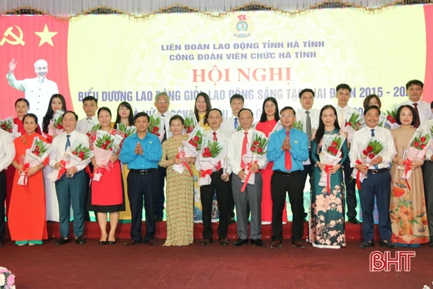 Công đoàn Viên chức Hà Tĩnh vinh danh 43 cá nhân, tập thể điển hình 