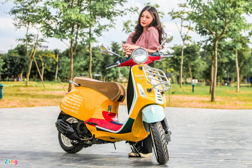 Chi tiết Vespa Primavera Sean Wotherspoon tại Việt Nam ảnh 17 Chi tiết Vespa Primavera bản giới hạn 50 chiếc tại Việt Nam, giá 135 triệu