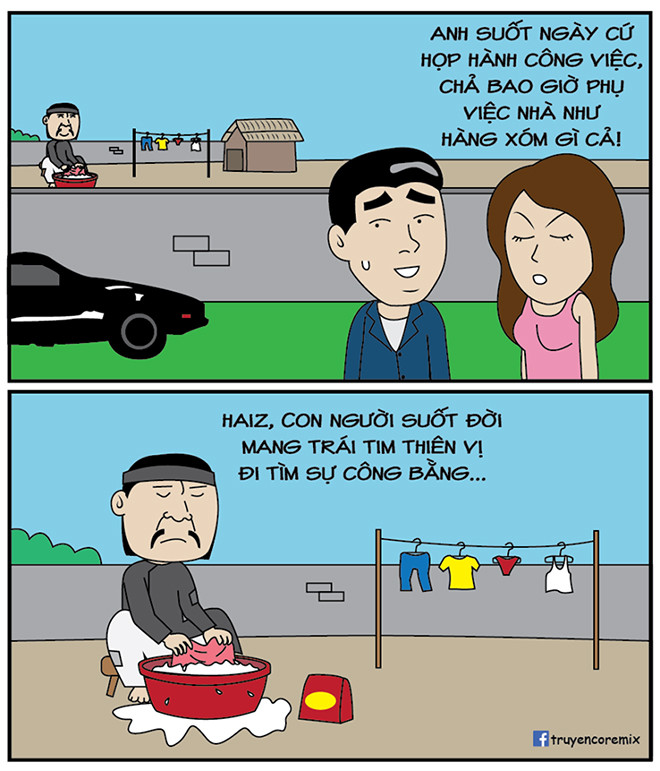 Khi các bà vợ có sở thích so sánh chồng mình với hàng xóm