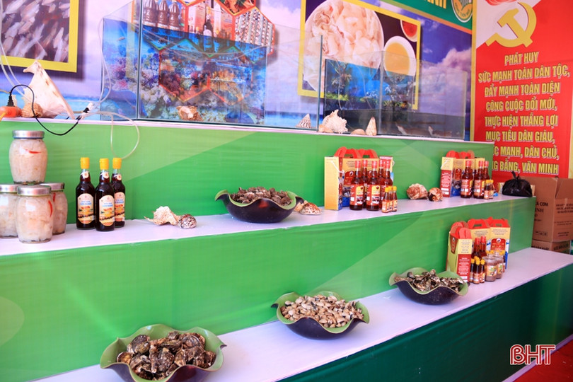 Trưng bày sản phẩm nông nghiệp tiêu biểu chào mừng Đại hội Đảng bộ TX Kỳ Anh 