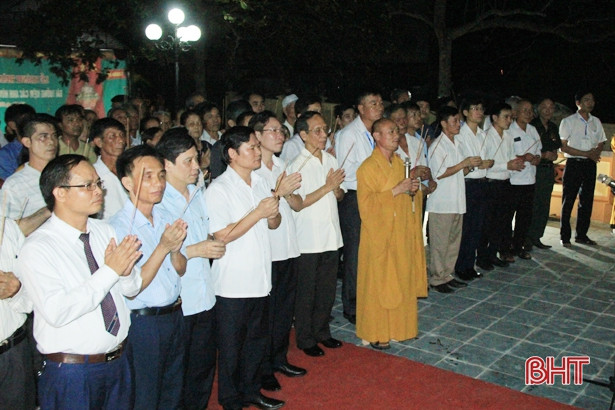 Khánh thành Đài tưởng niệm các anh hùng liệt sỹ xã Xuân Hội