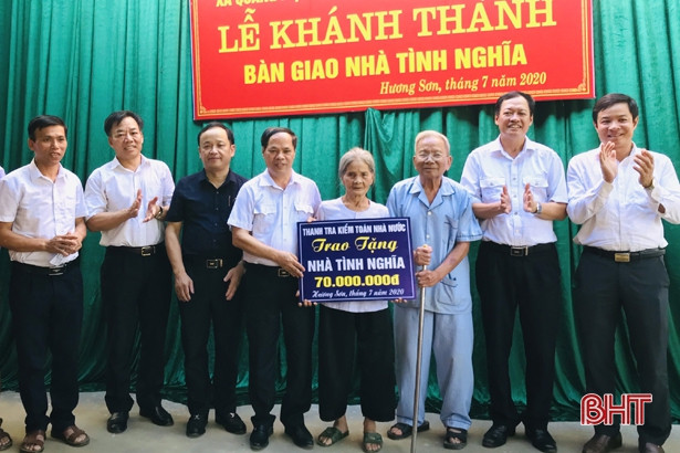 Kiểm toán Nhà nước hỗ trợ xây nhà tình nghĩa cho gia đình chính sách ở Hương Sơn