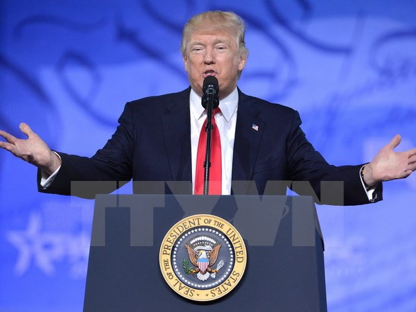 tong thong donald trump co bai phat bieu dau tien truoc quoc hoi