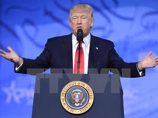 tong thong donald trump co bai phat bieu dau tien truoc quoc hoi