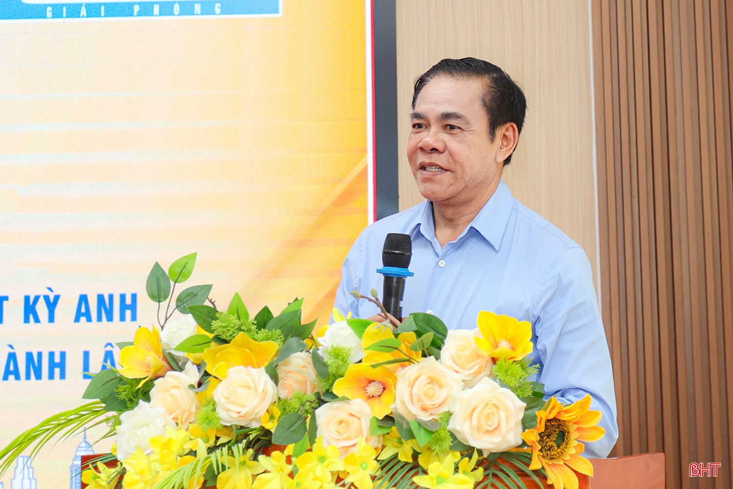 ប្រធានគណៈកម្មាធិការប្រជាជនខេត្ត លោក Vo Trong Hai ថ្លែងក្នុងកម្មវិធី។ bqbht_br_aimg-2304.jpg
