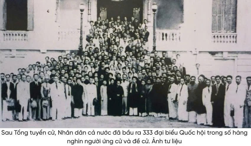 Tổng số đại biểu được bầu vào Quốc hội khóa I là bao nhiêu?