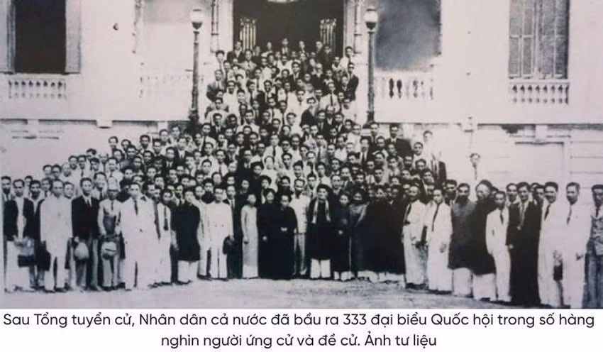 Tổng số đại biểu được bầu vào Quốc hội khóa I là bao nhiêu?