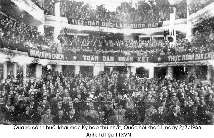 Kỳ họp thứ nhất Quốc hội khóa I nước Việt Nam Dân chủ Cộng hòa được khai mạc tại đâu? 