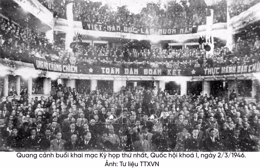 Kỳ họp thứ nhất Quốc hội khóa I nước Việt Nam Dân chủ Cộng hòa được khai mạc tại đâu? 