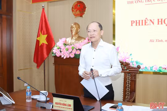 Thường trực HĐND tỉnh Hà Tĩnh họp phiên thường kỳ