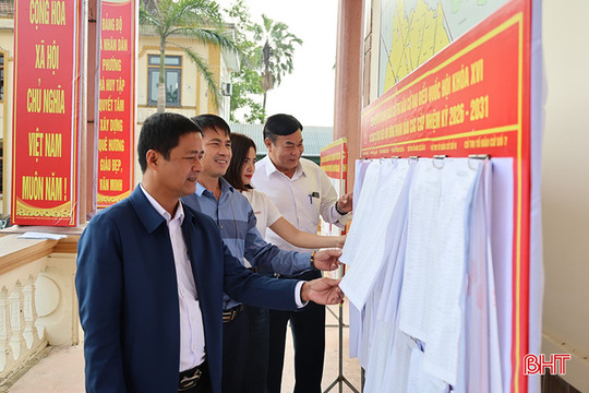 Chặt chẽ, dân chủ trong triển khai quy trình bầu cử tại Hà Tĩnh