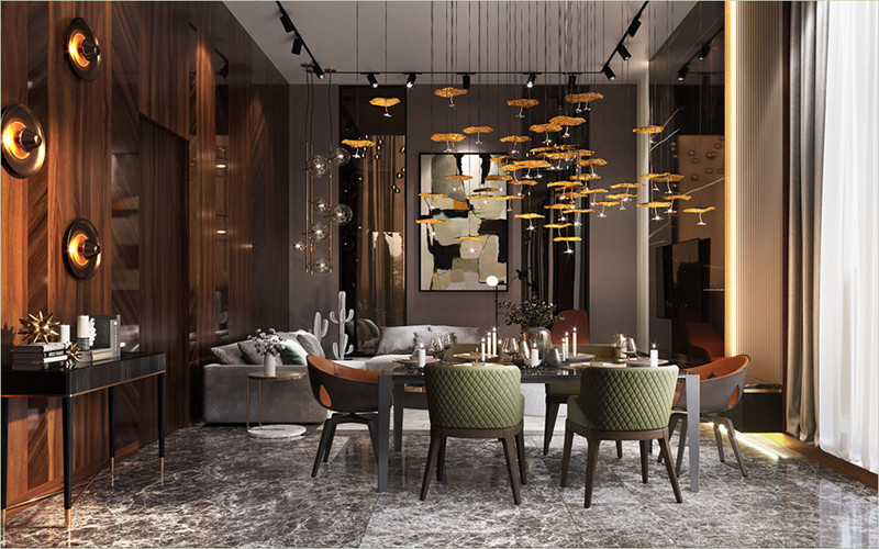 Thiết kế nhà ở mang phong cách hiện đại với cách bài trí độc đáo