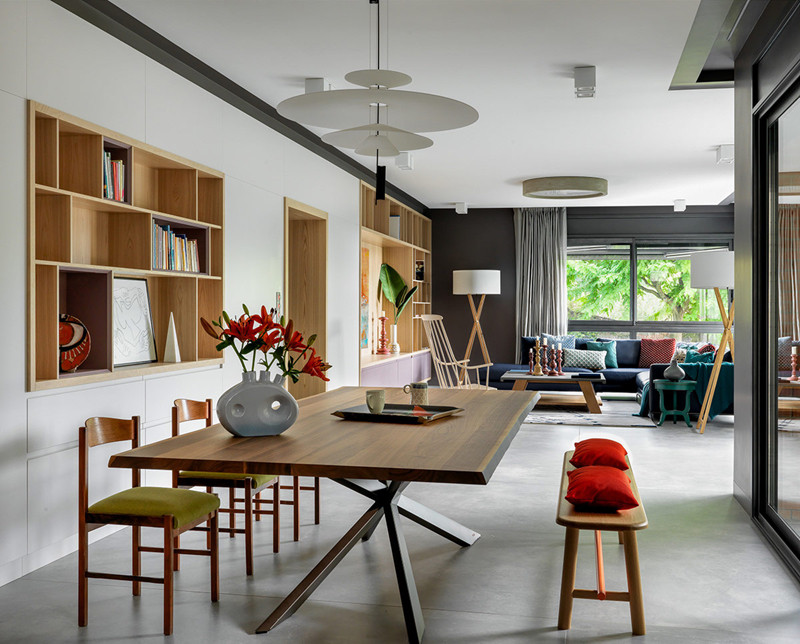 Thiết kế nhà ở mang phong cách hiện đại với cách bài trí độc đáo