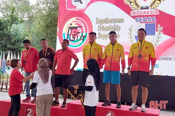 VĐV Hà Tĩnh giành HCV Giải vô địch bắn súng Đông Nam Á