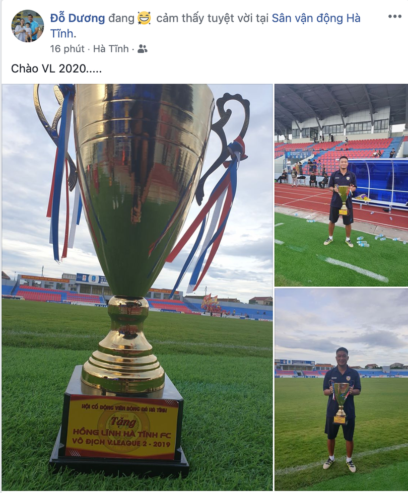 Hồng Lĩnh Hà Tĩnh thăng hạng V.League, cộng đồng mạng “dậy sóng”