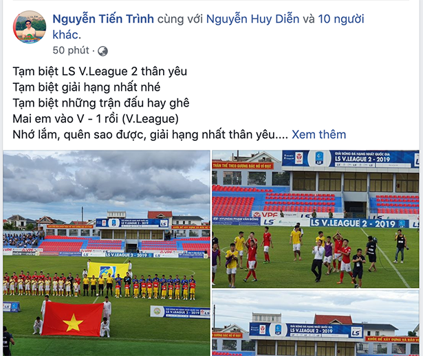 Hồng Lĩnh Hà Tĩnh thăng hạng V.League, cộng đồng mạng “dậy sóng”